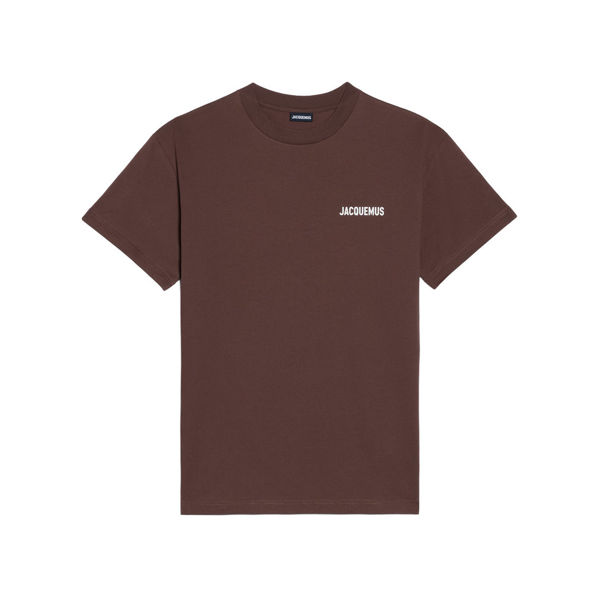 Jacquemus Le Logo Printed T-Shirt in Brown