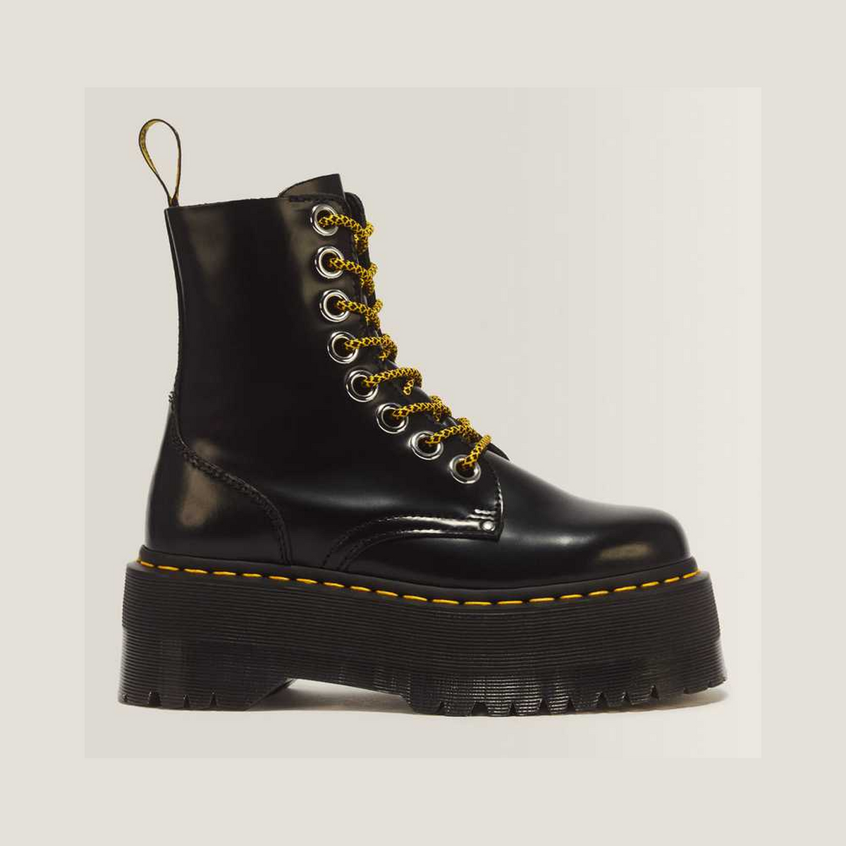 Jadon Max Boot Women's Platforms — BLACK BUTTERO