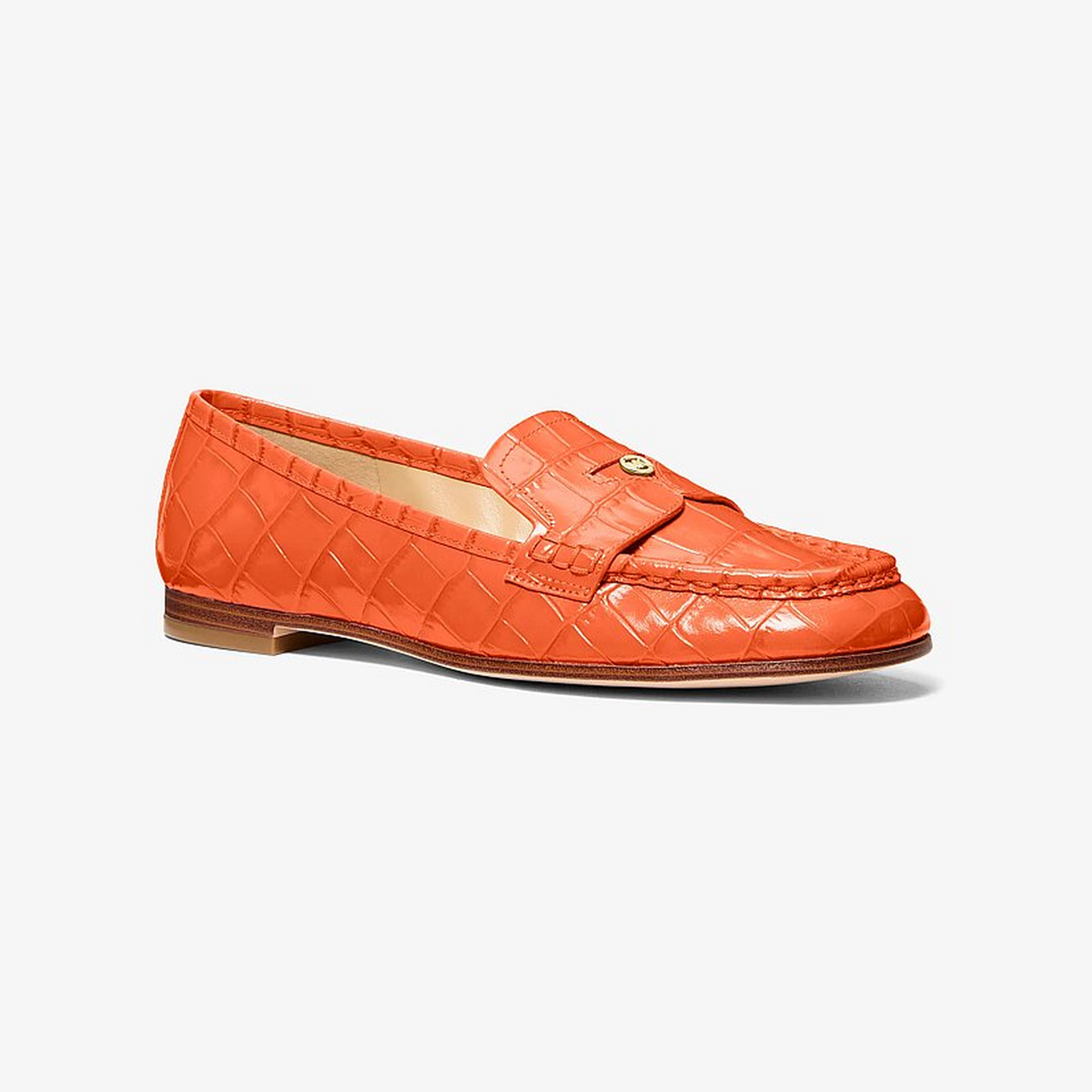 Jennings Crocodile Embossed Leather Loafer