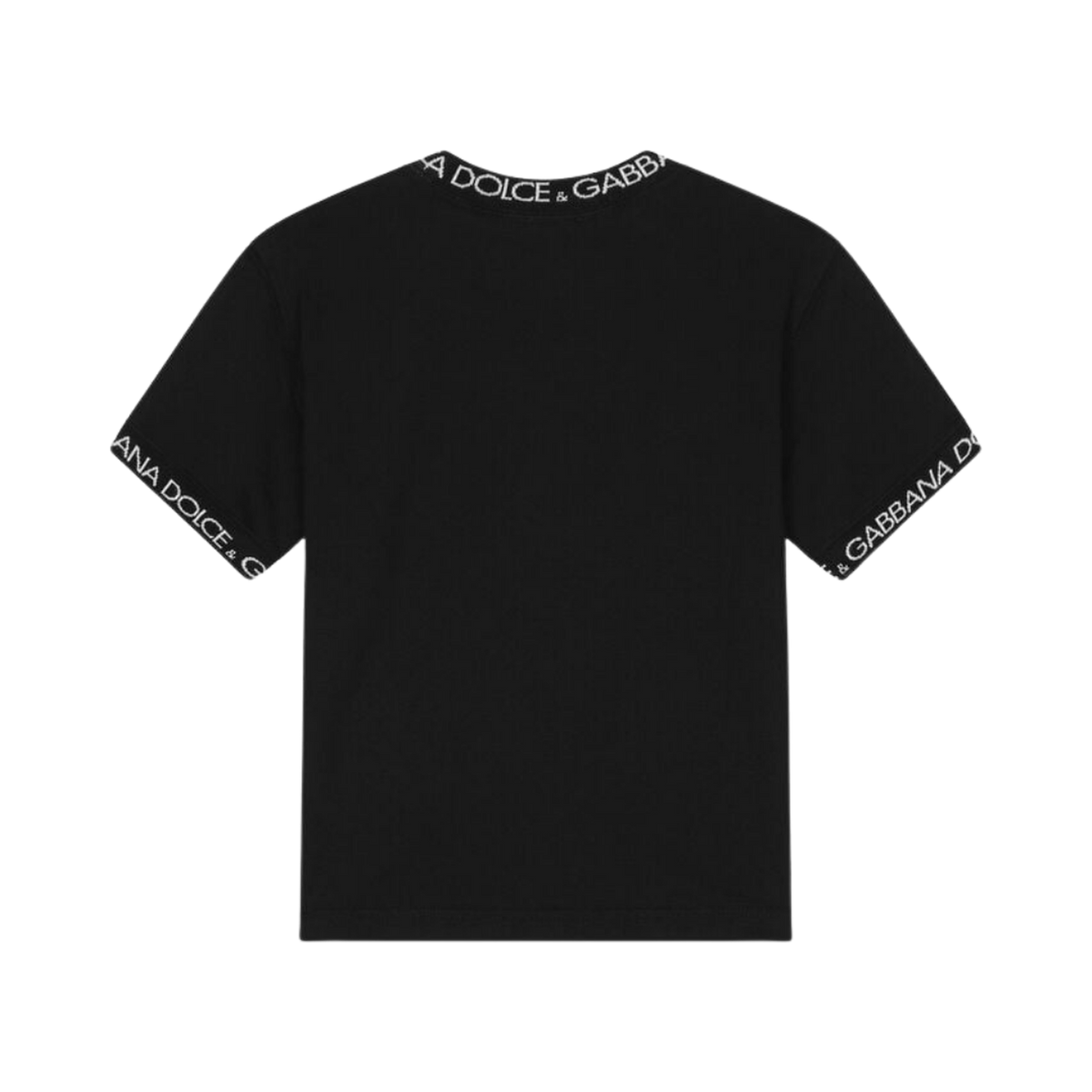 Jersey T-shirt with logo label