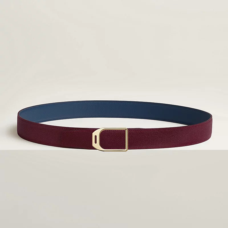 Neo Etrier belt buckle & Reversible leather strap 38 mm