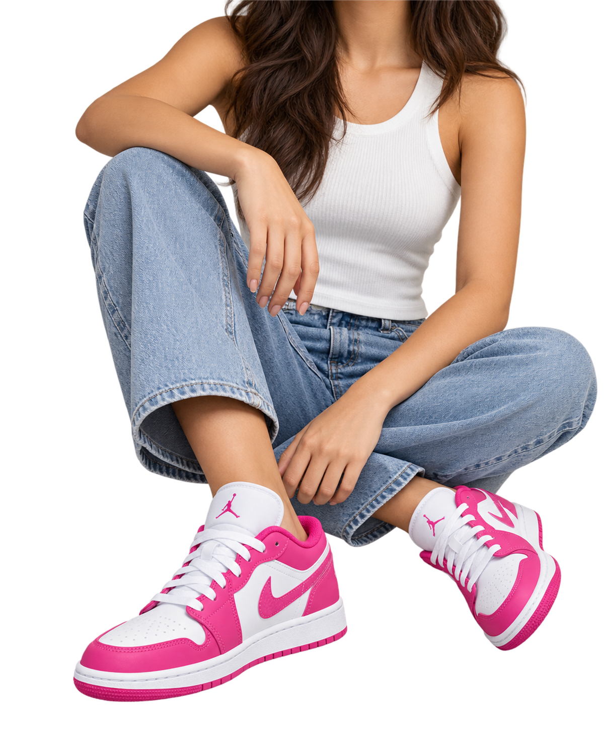 Jordan 1 Low Fire Pink