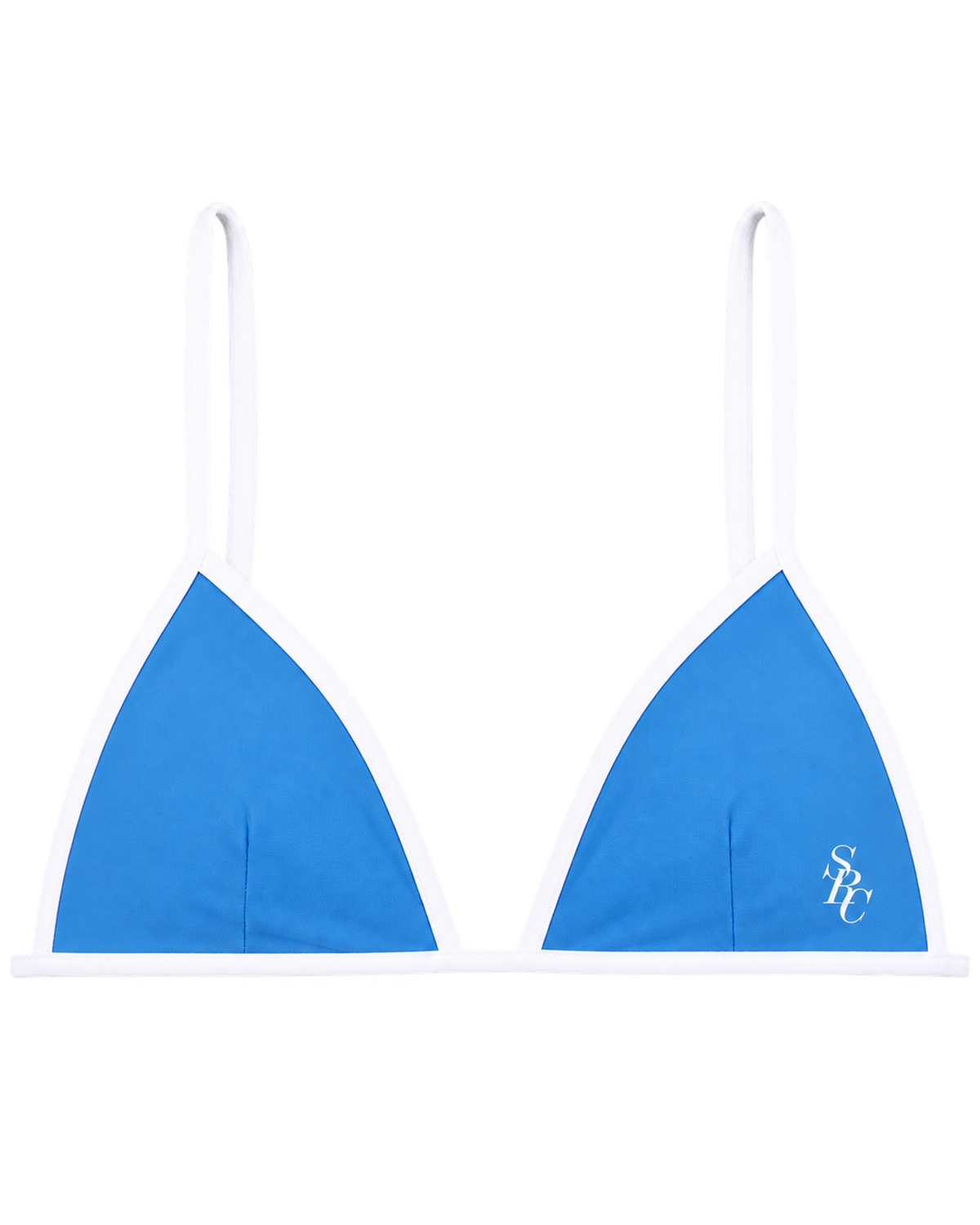 Kate Bikini Top - Juniper/White