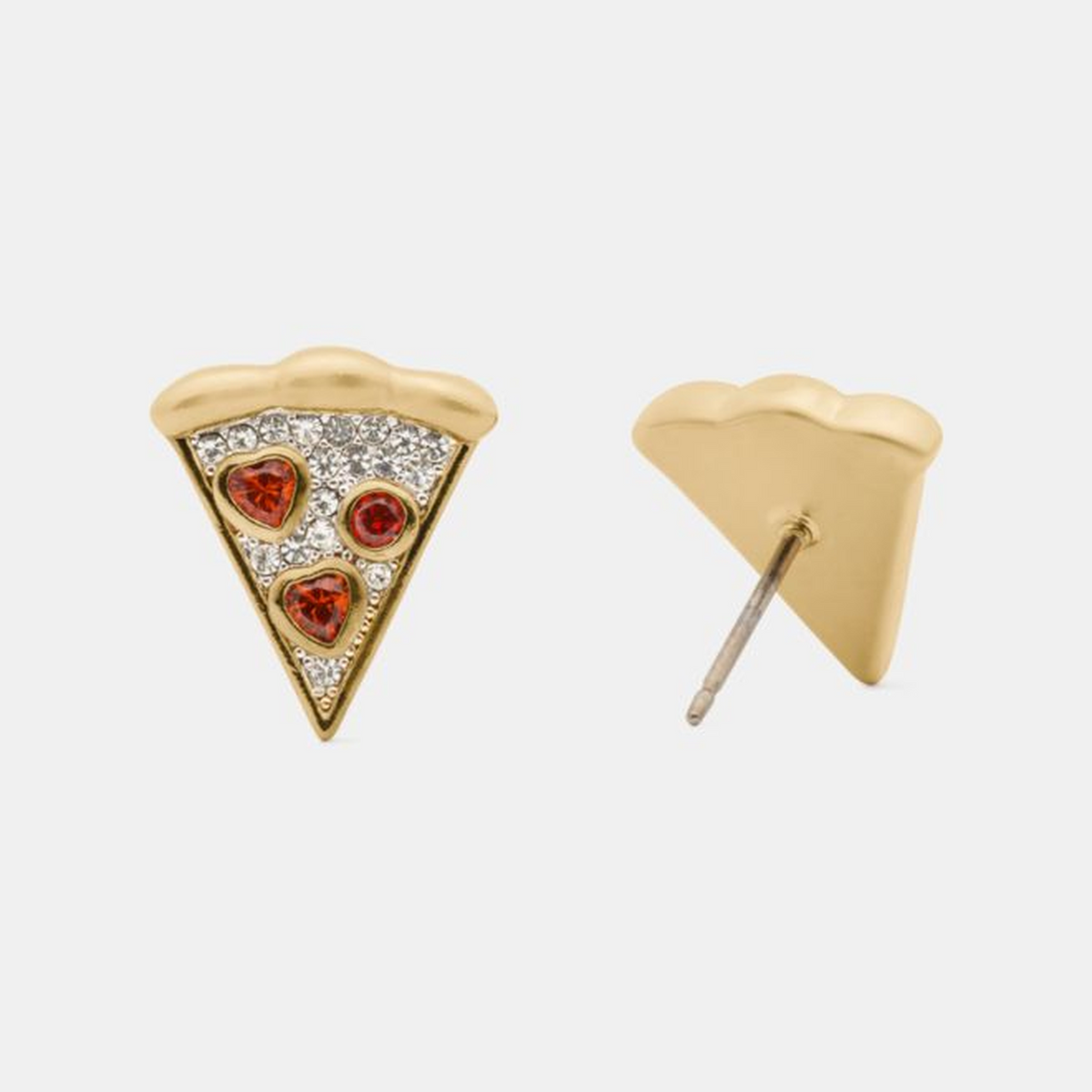 Pizza My Heart Studs