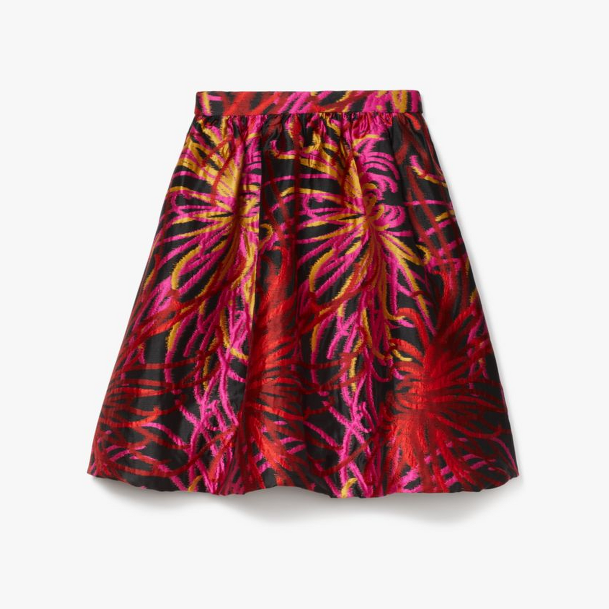 Winter Chrysanthemum Bubble Skirt