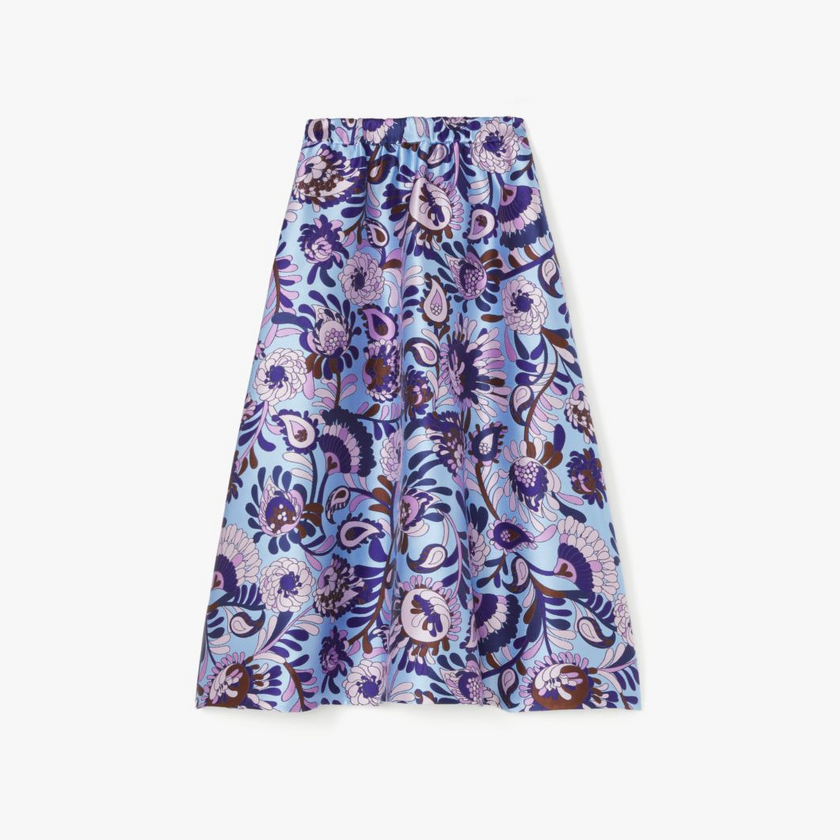 Autumn Paisley Midi Skirt
