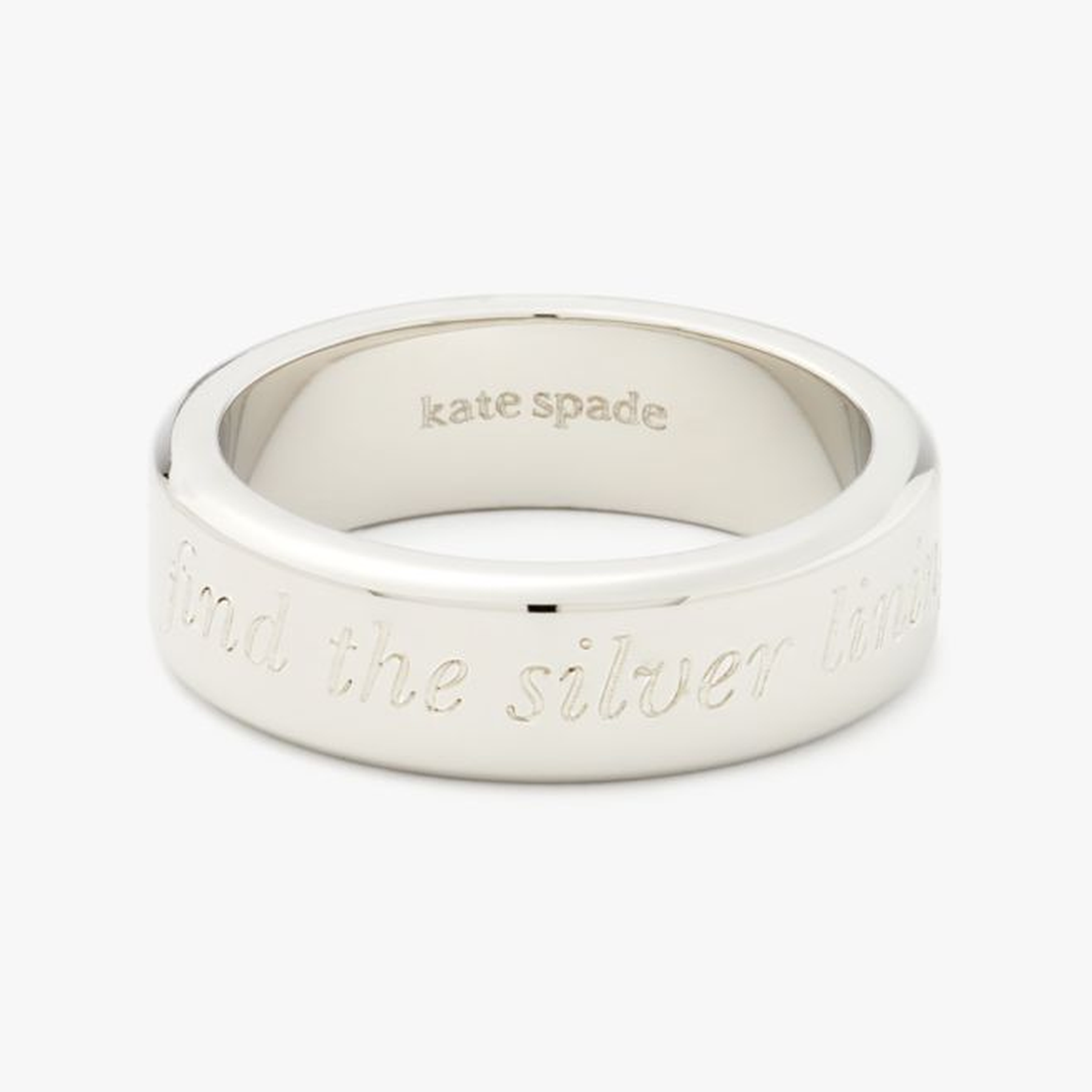 Find The Silver Lining Idiom Ring