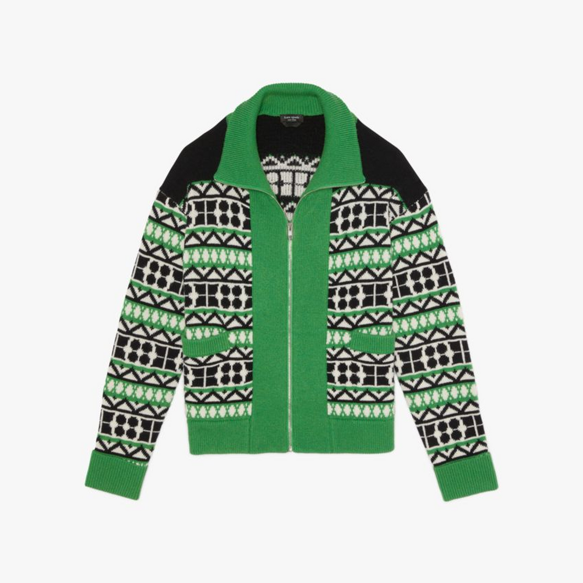 Noel Fair Isle Zip-up Sweater