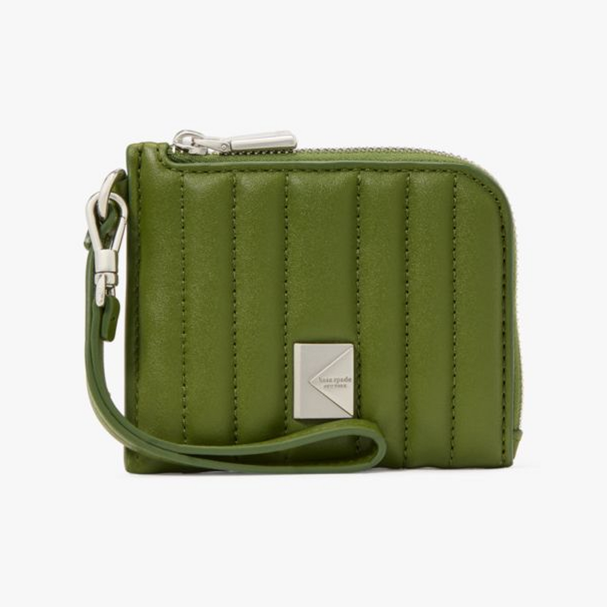 Deco Quilted Card Case Wristlet