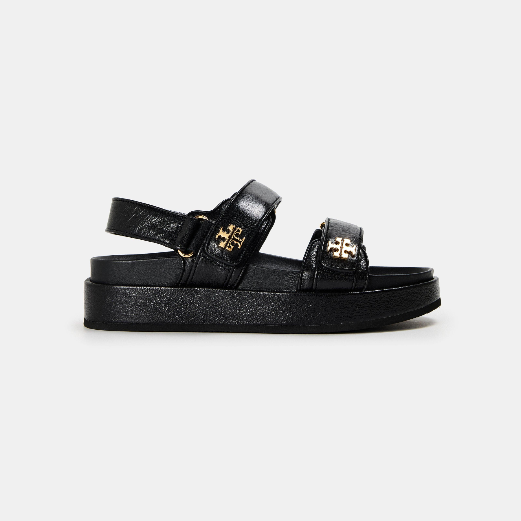 Kira Leather Flat Sandals