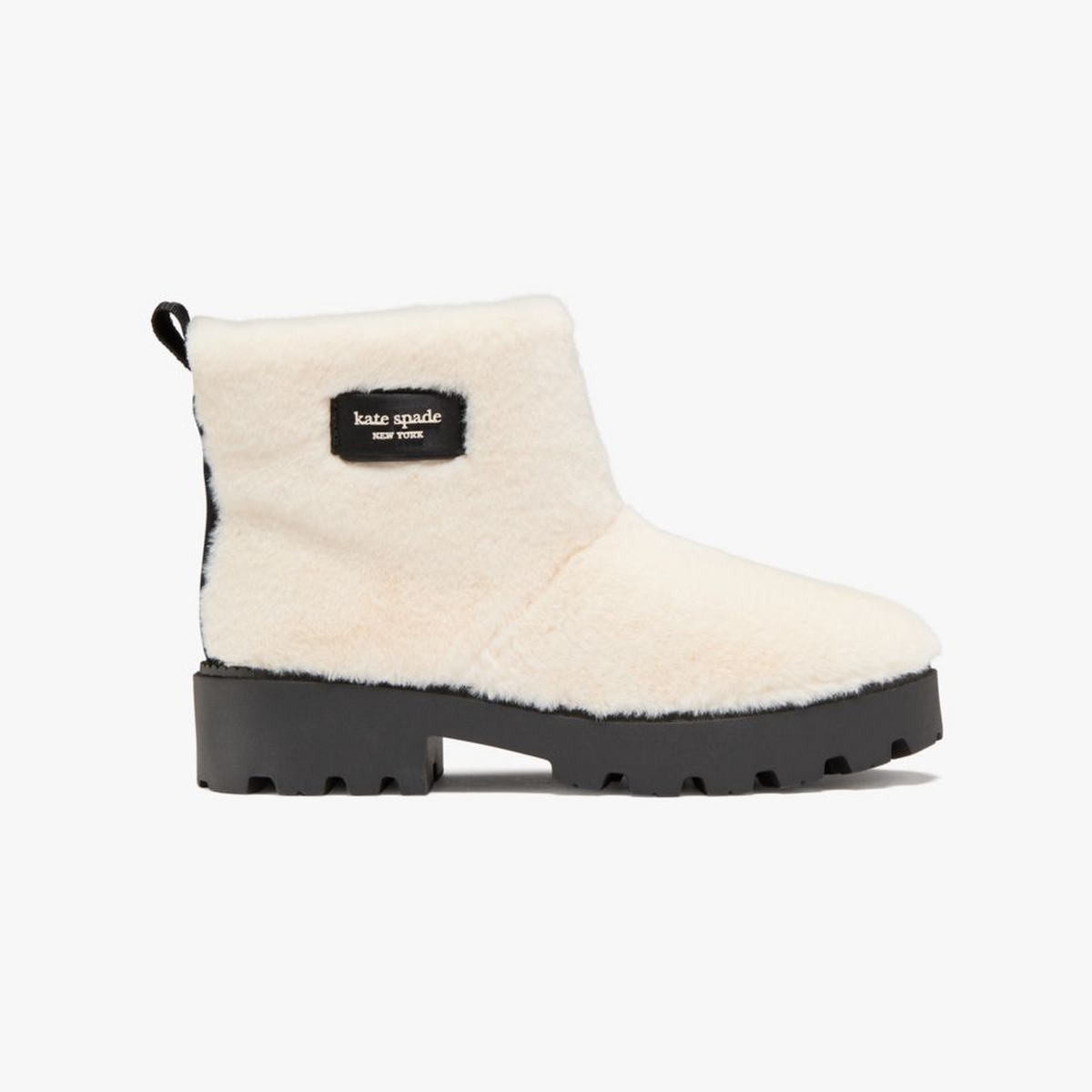 Puffed Faux Fur Pull-on Booties