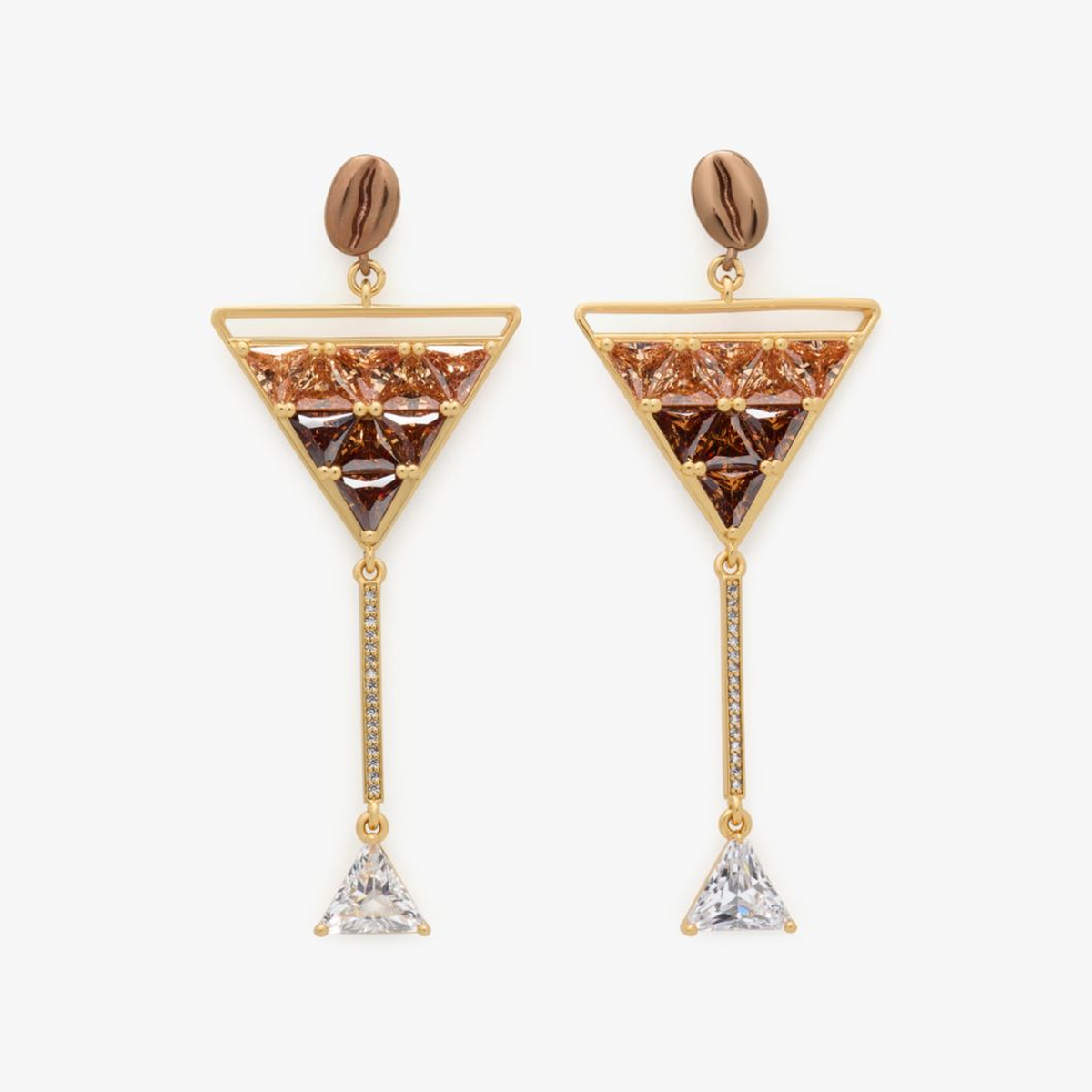 Shaken And Brewed Statement Earrings