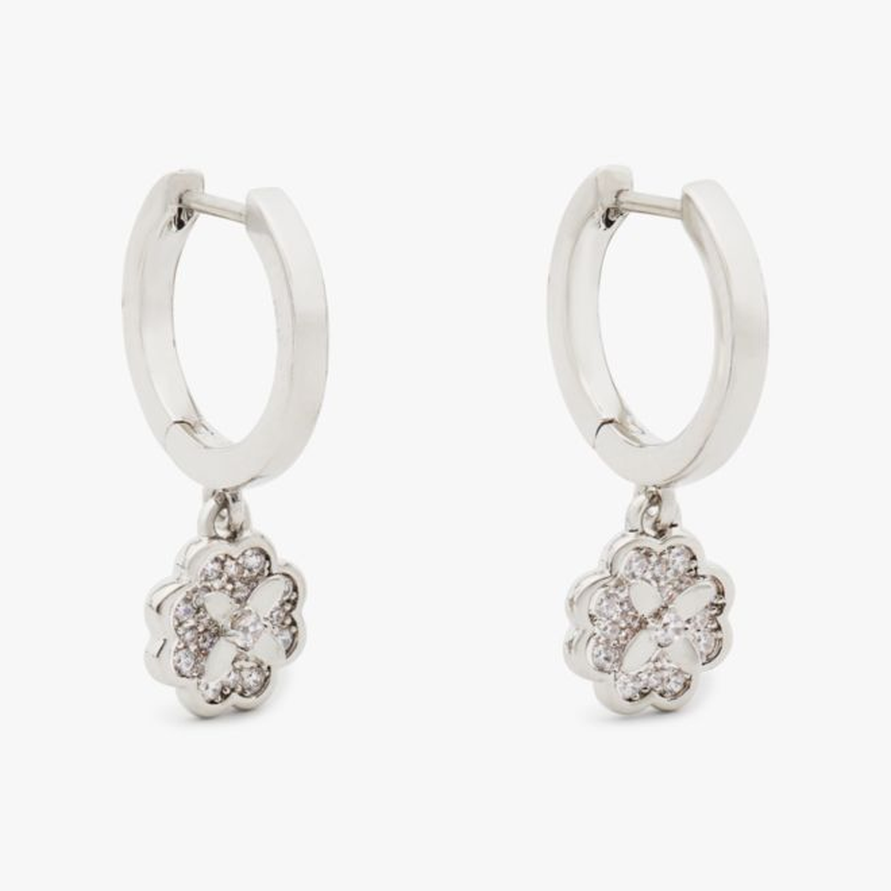 Heritage Bloom Huggie Drop Earrings