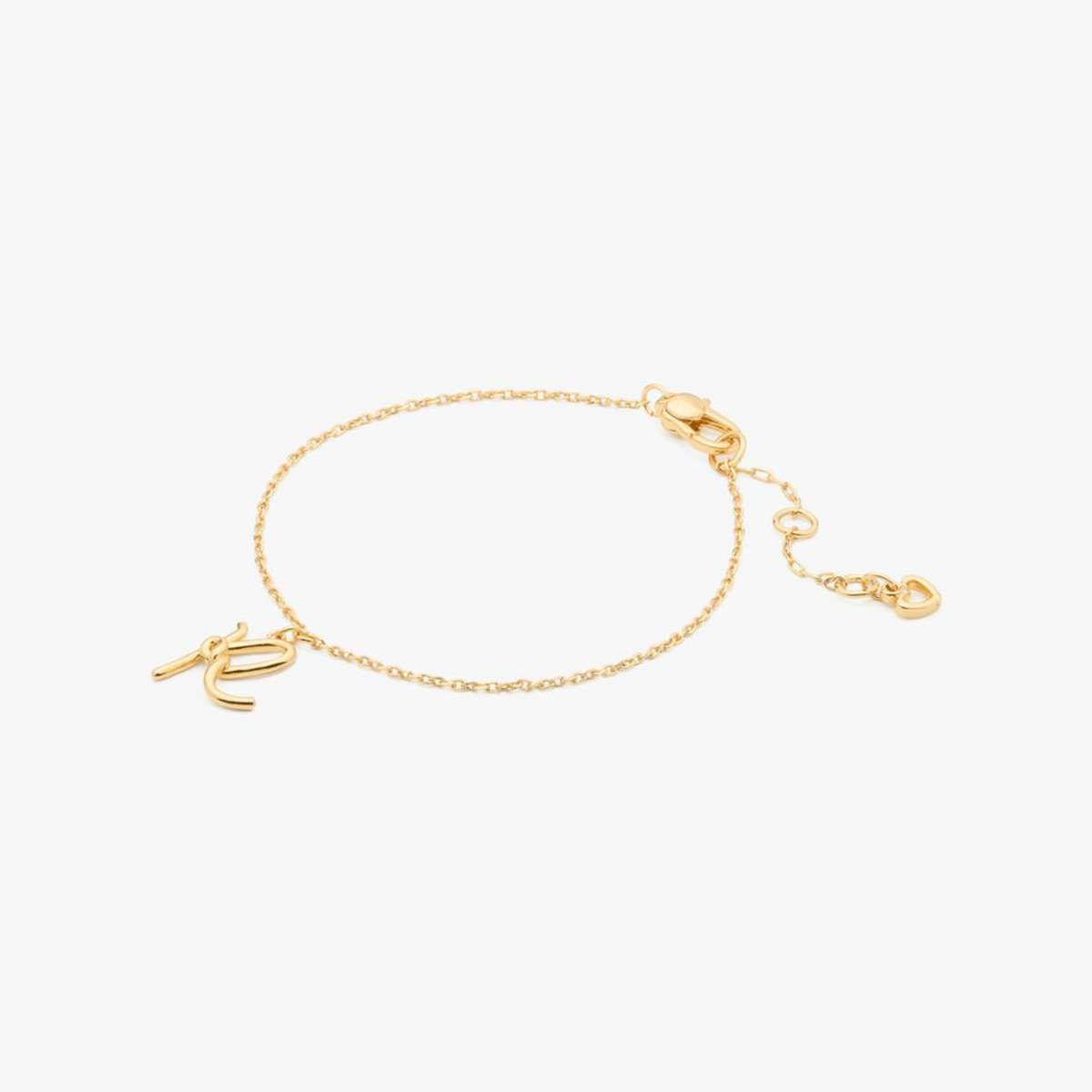 Initial Script Bracelet
