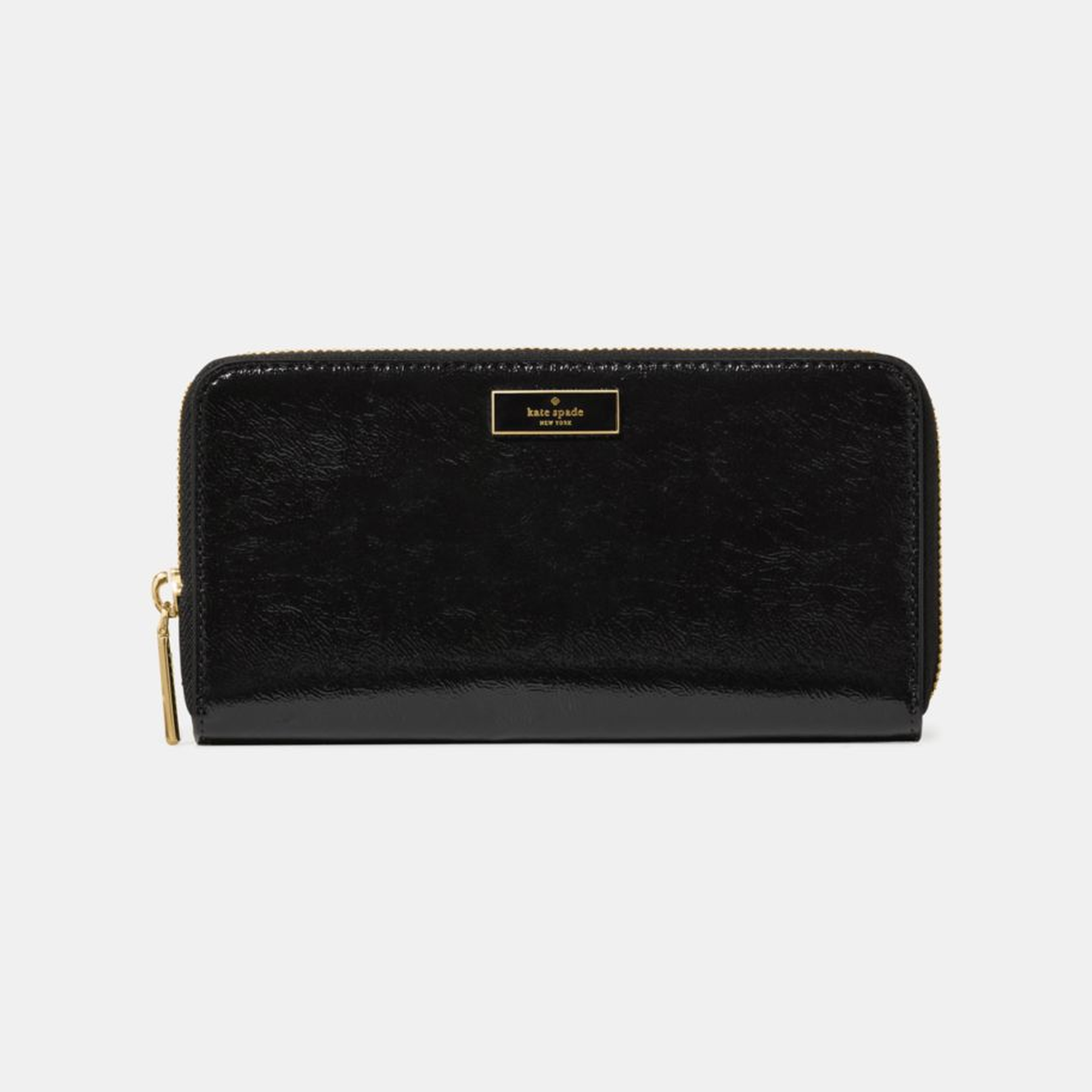 Bridget Crinkle Patent Large Continental Wallet
