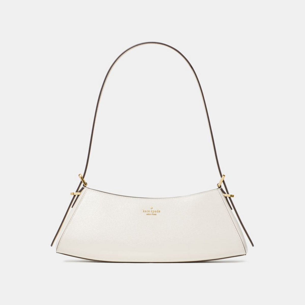 Frankie Textured Patent Leather Small East West Shoulder