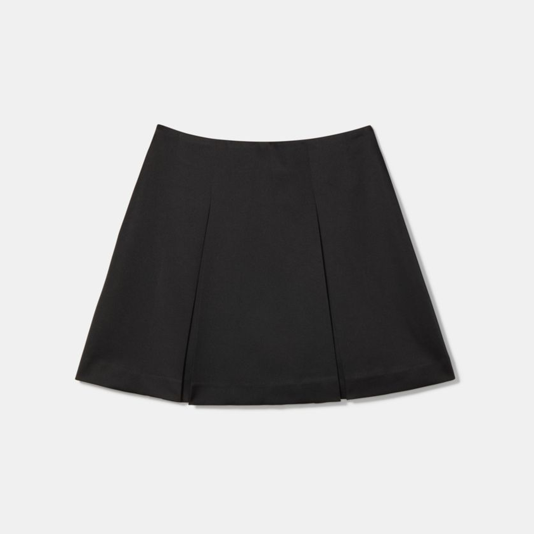 Box Pleat Mini Skirt