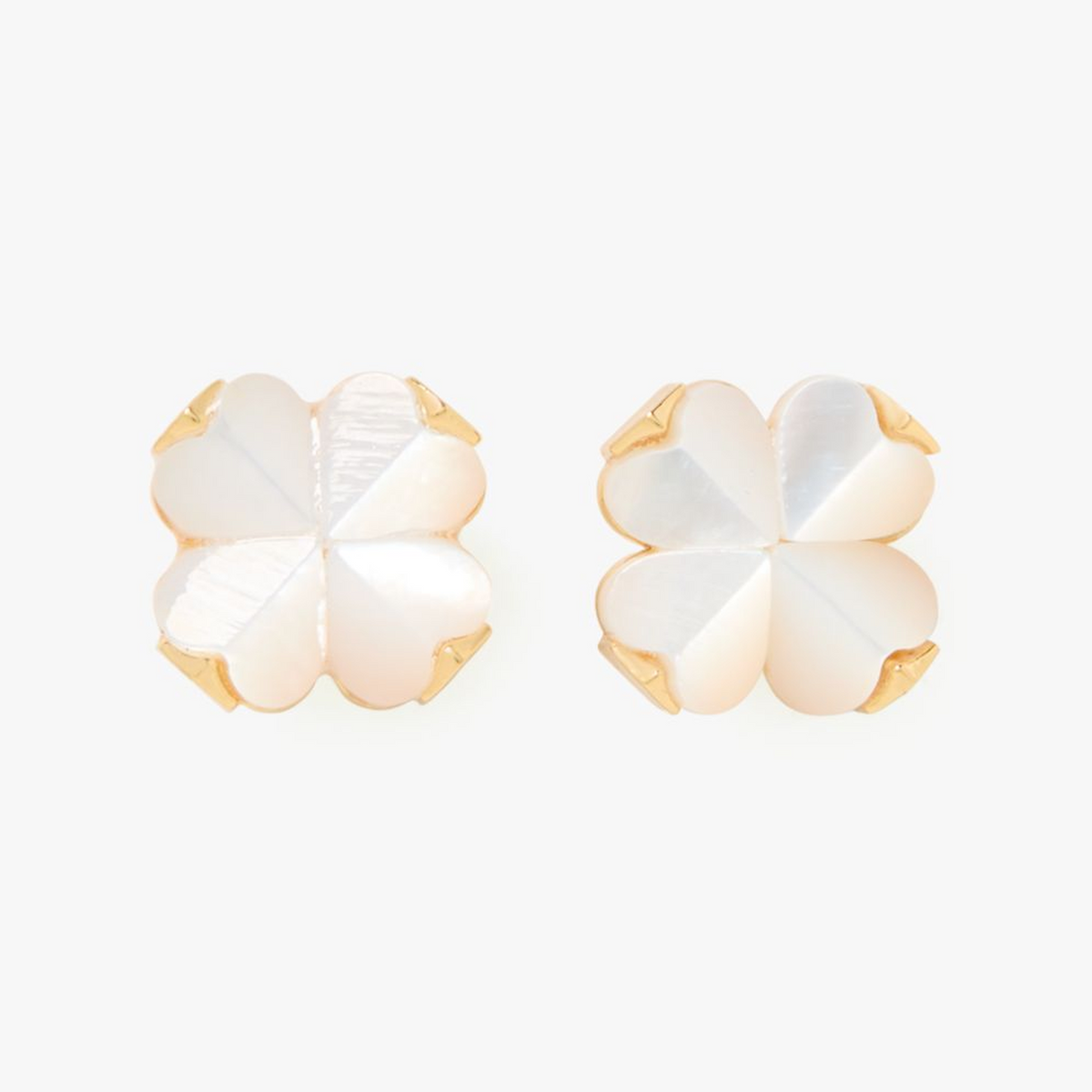 Spade Flower Studs