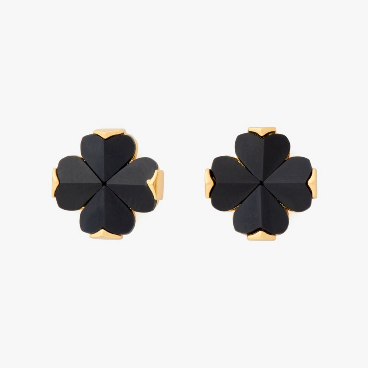 Spade Flower Studs