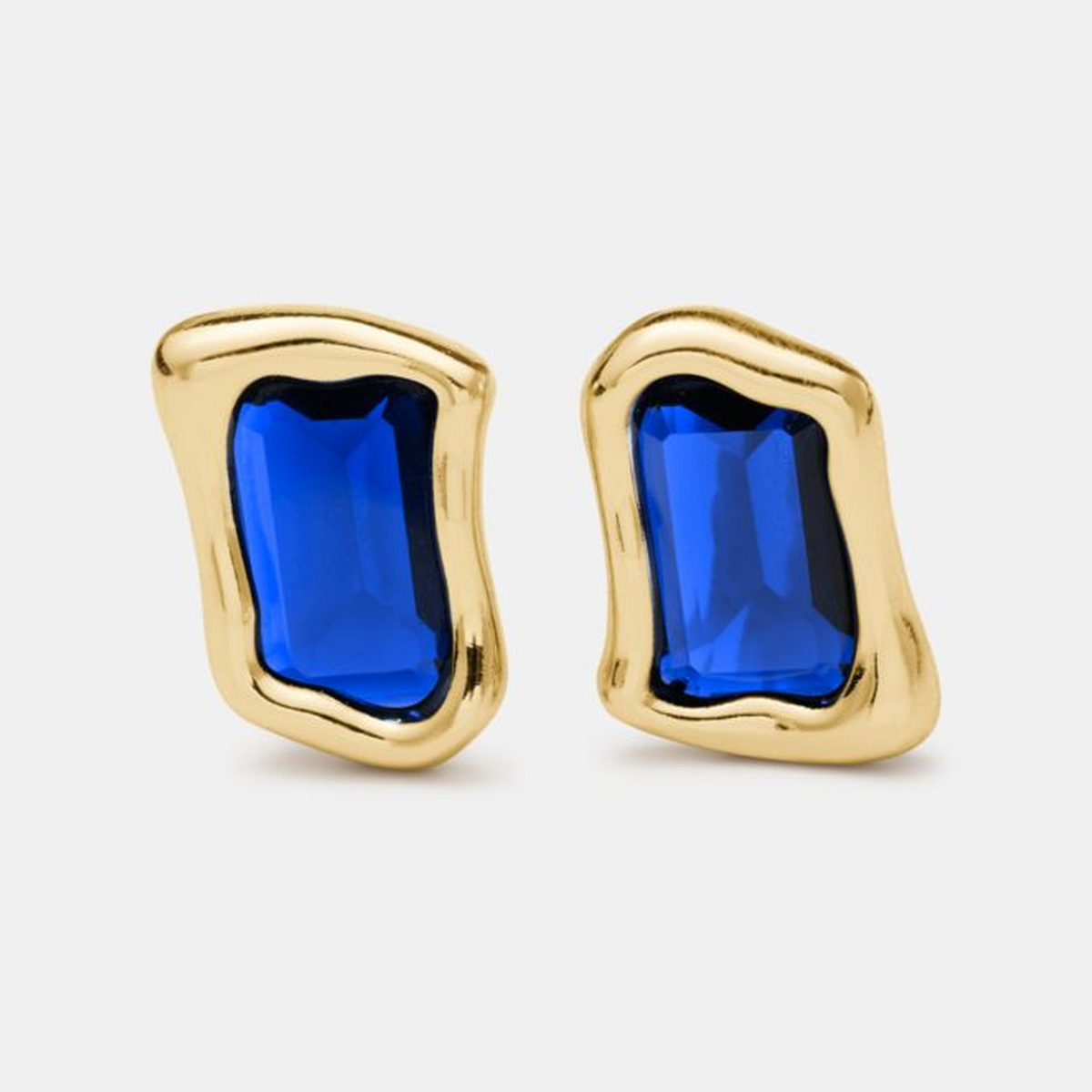 Molten Glass Statement Studs