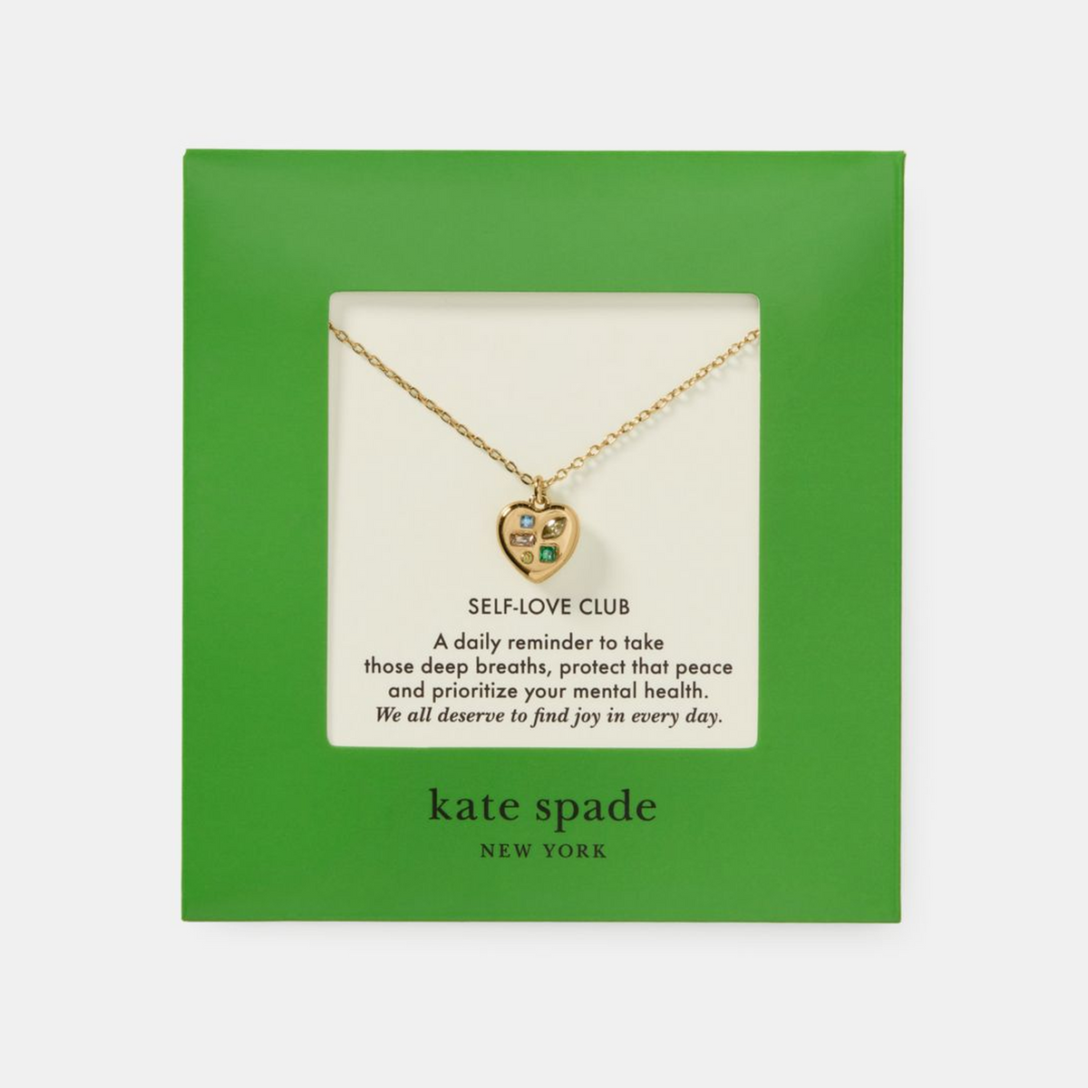 Self-love Club Carded Pendant