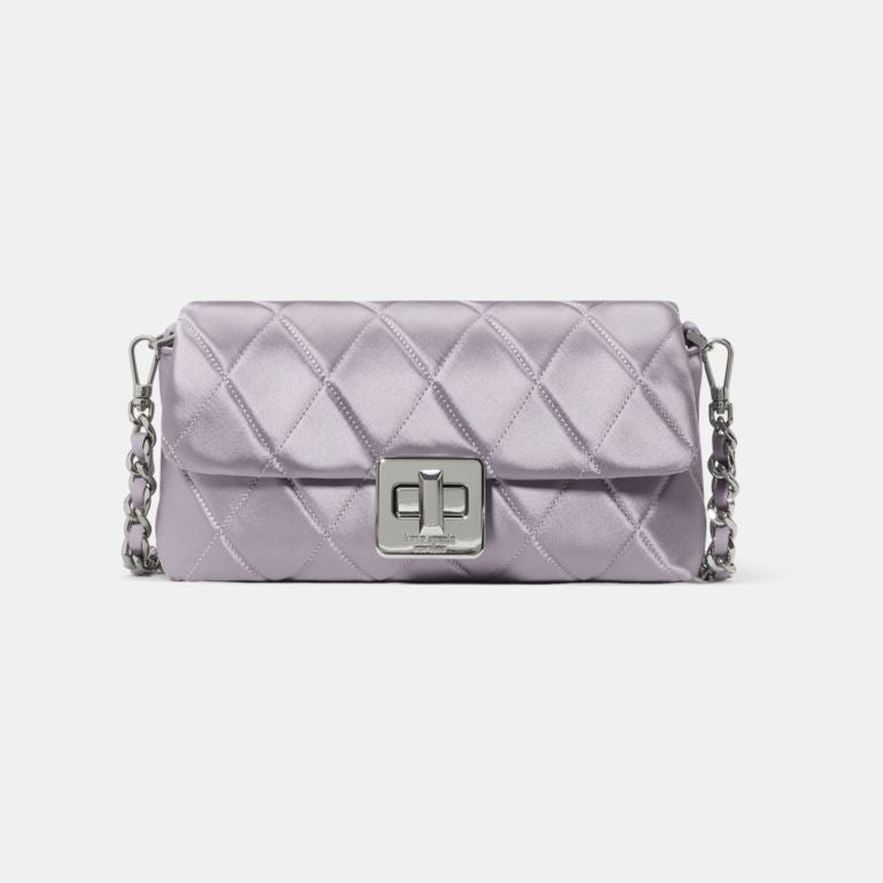 Carey Quilted Satin Mini Crossbody
