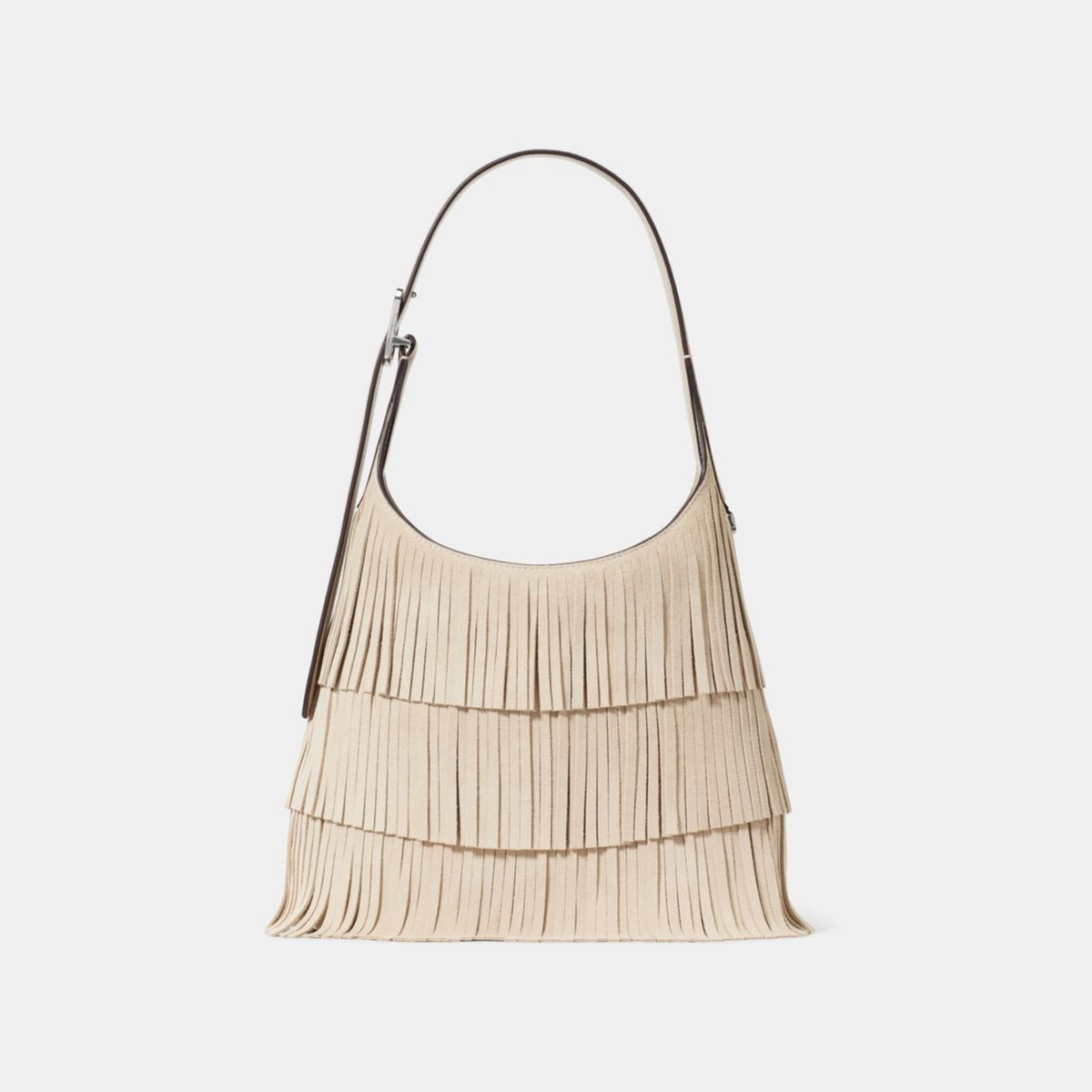 454 Suede Fringe Small Shoulder Bag