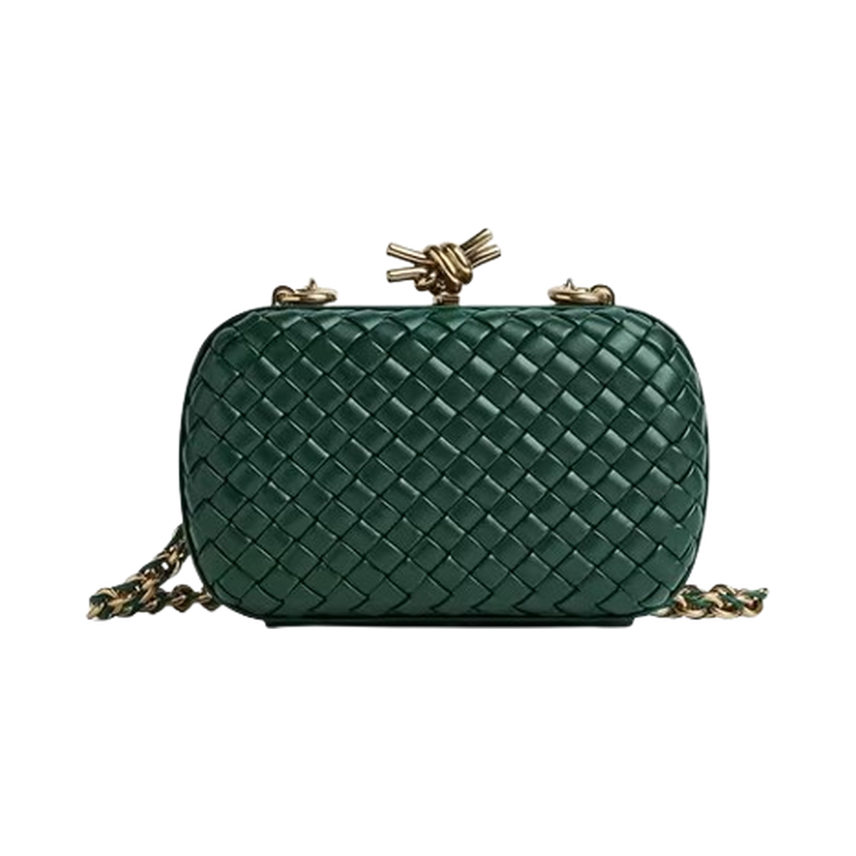 Knot Minaudiere with Chain Strap