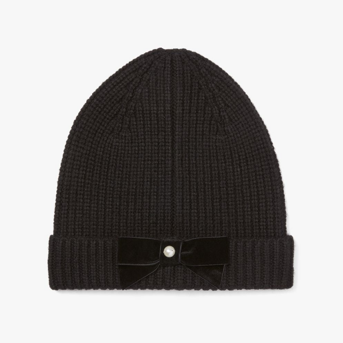 Velvet Bow Beanie