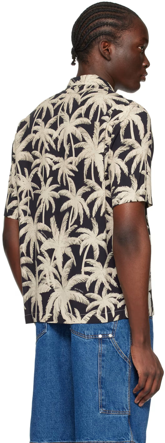 Black Palms Allover Shirt