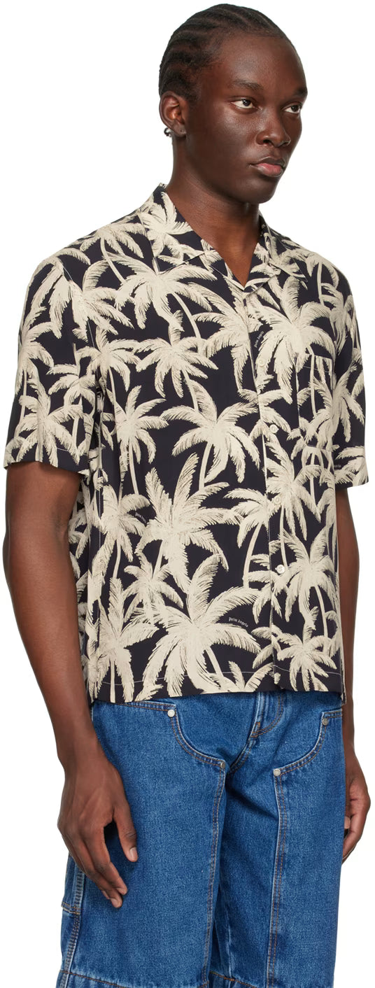 Black Palms Allover Shirt