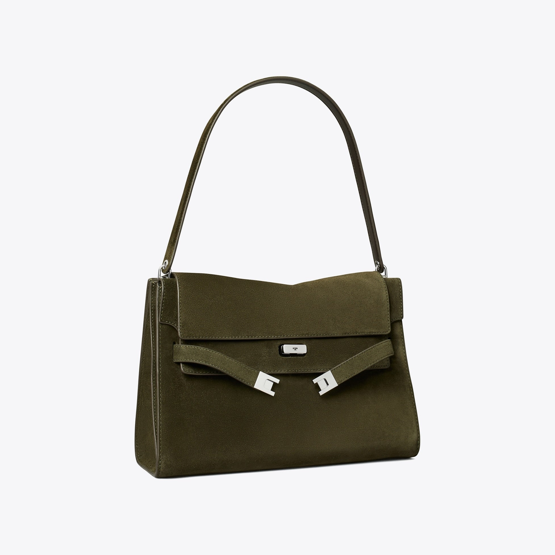 Large Lee Radziwill Suede Shoulder Bag