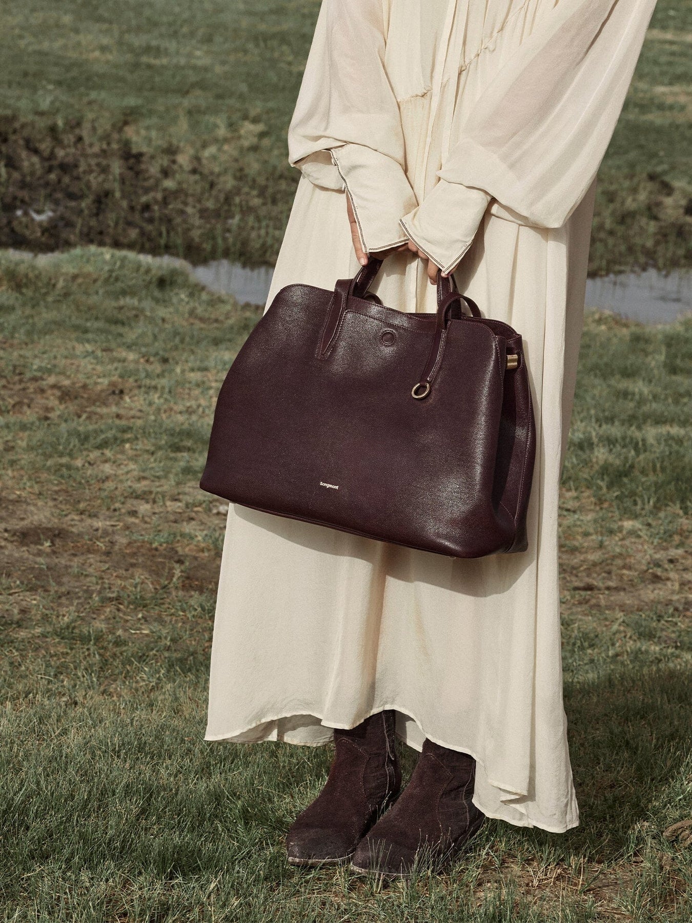 Songmont Large Yore Tote Bag - Raisin