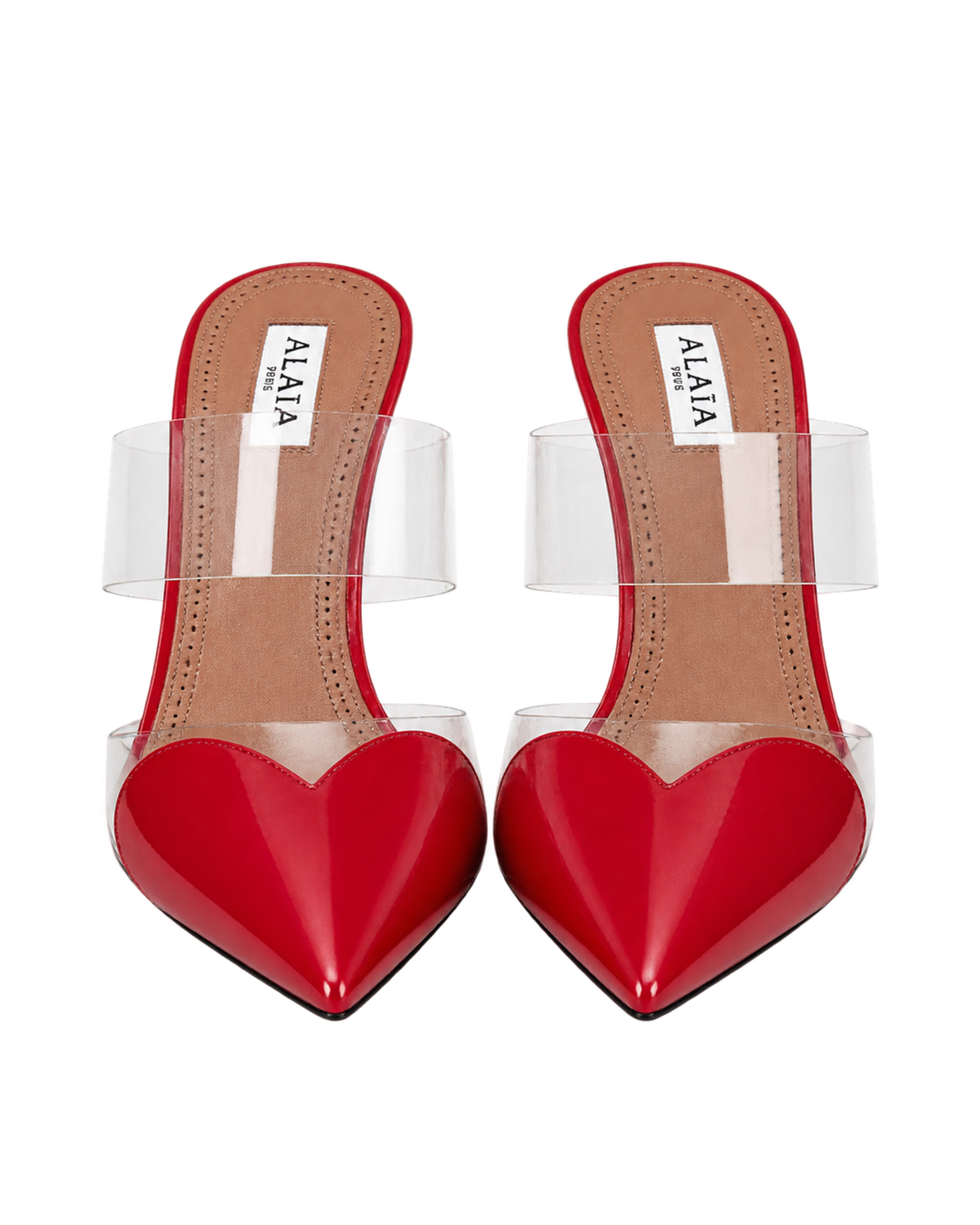 LE CŒUR MULES IN PATENT LEATHER