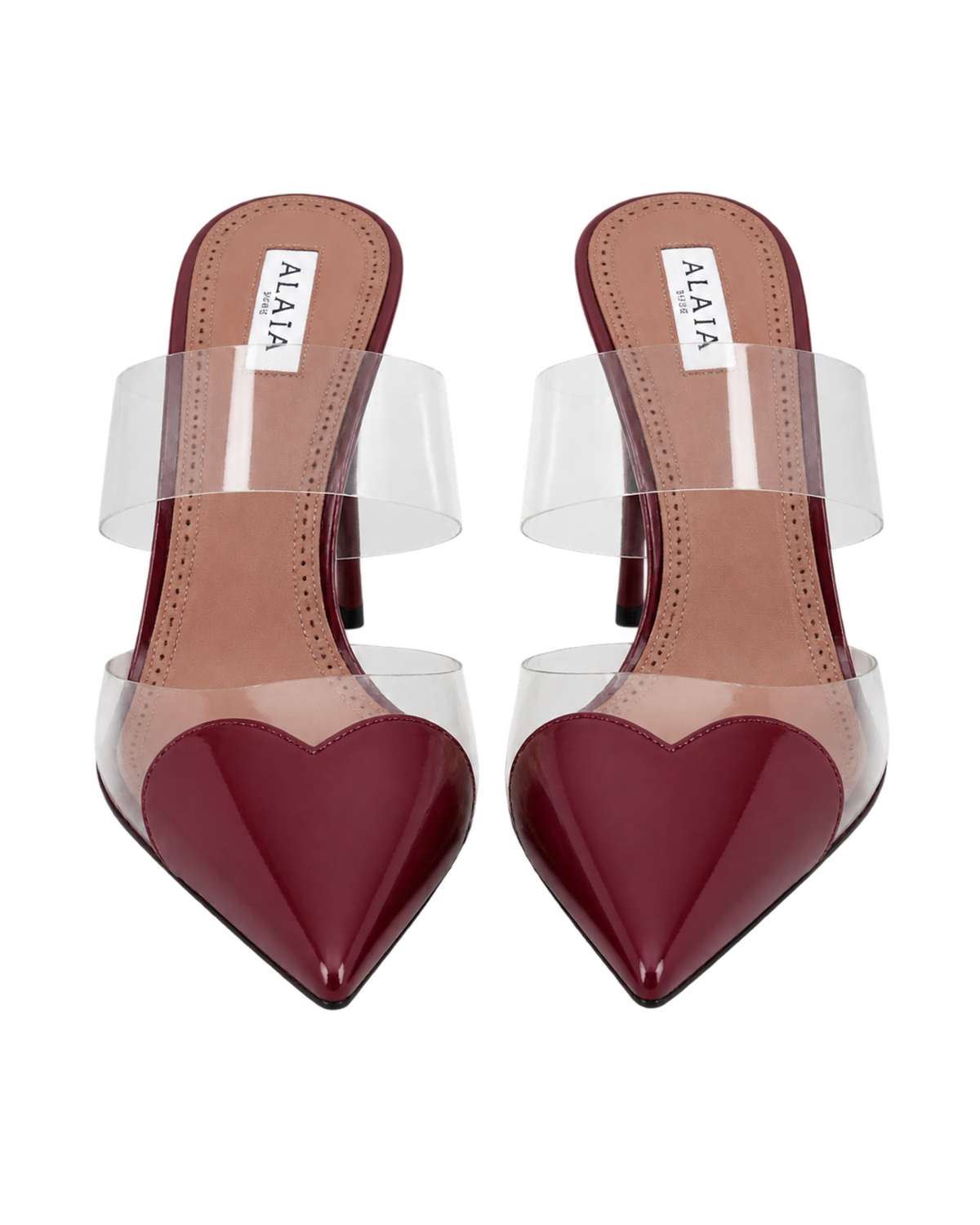 LE CŒUR MULES IN PATENT LEATHER