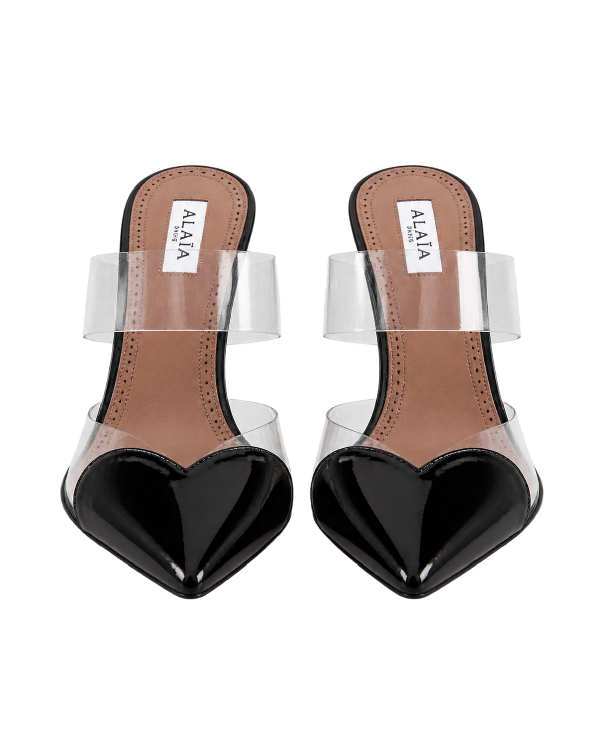 LE CŒUR MULES IN PATENT LEATHER