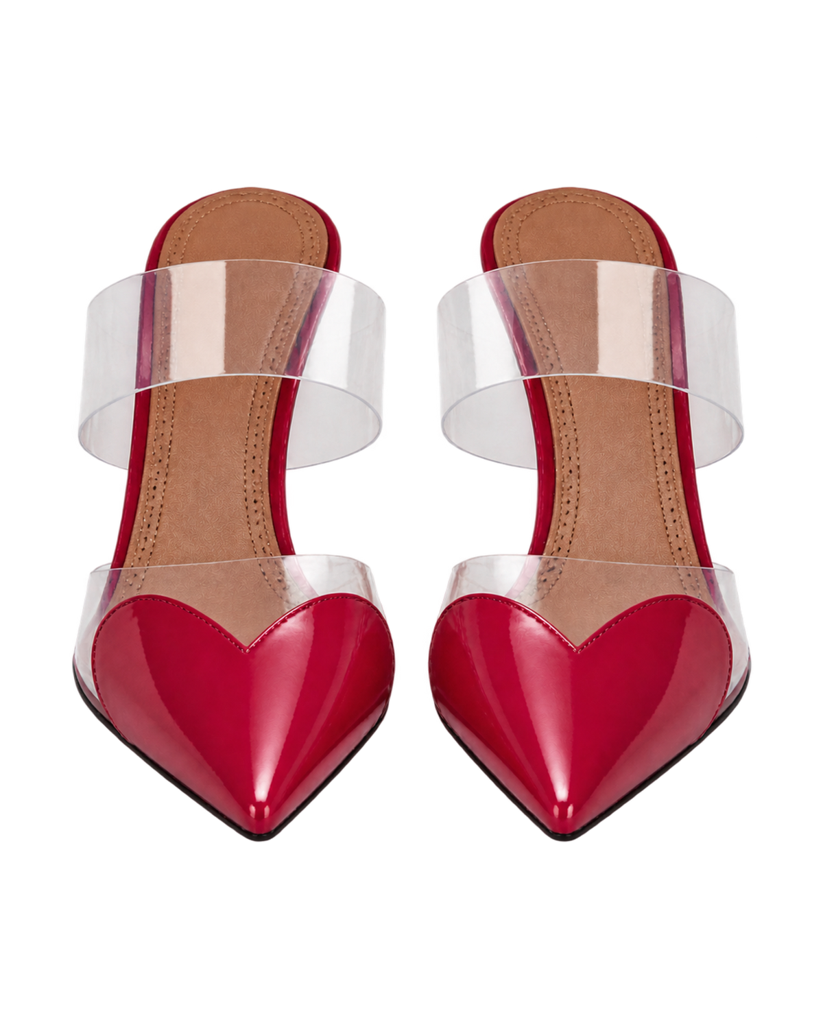 LE CŒUR MULES IN PATENT LEATHER