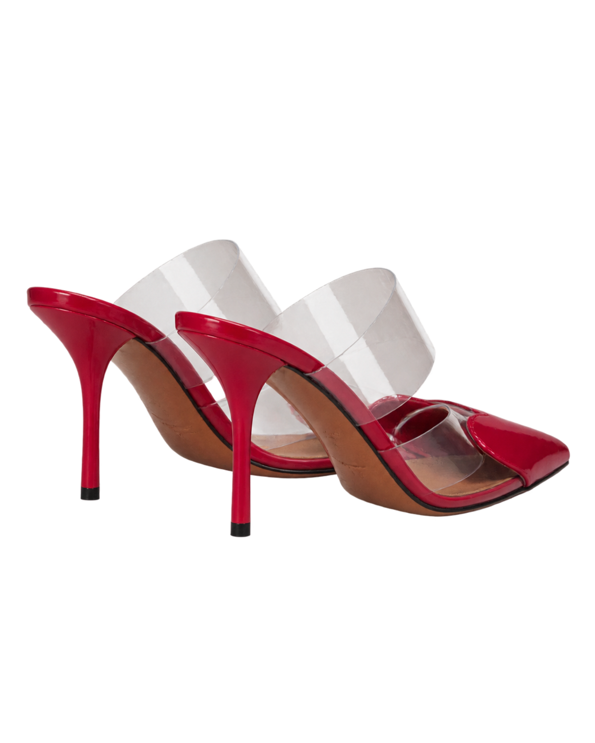 LE CŒUR MULES IN PATENT LEATHER