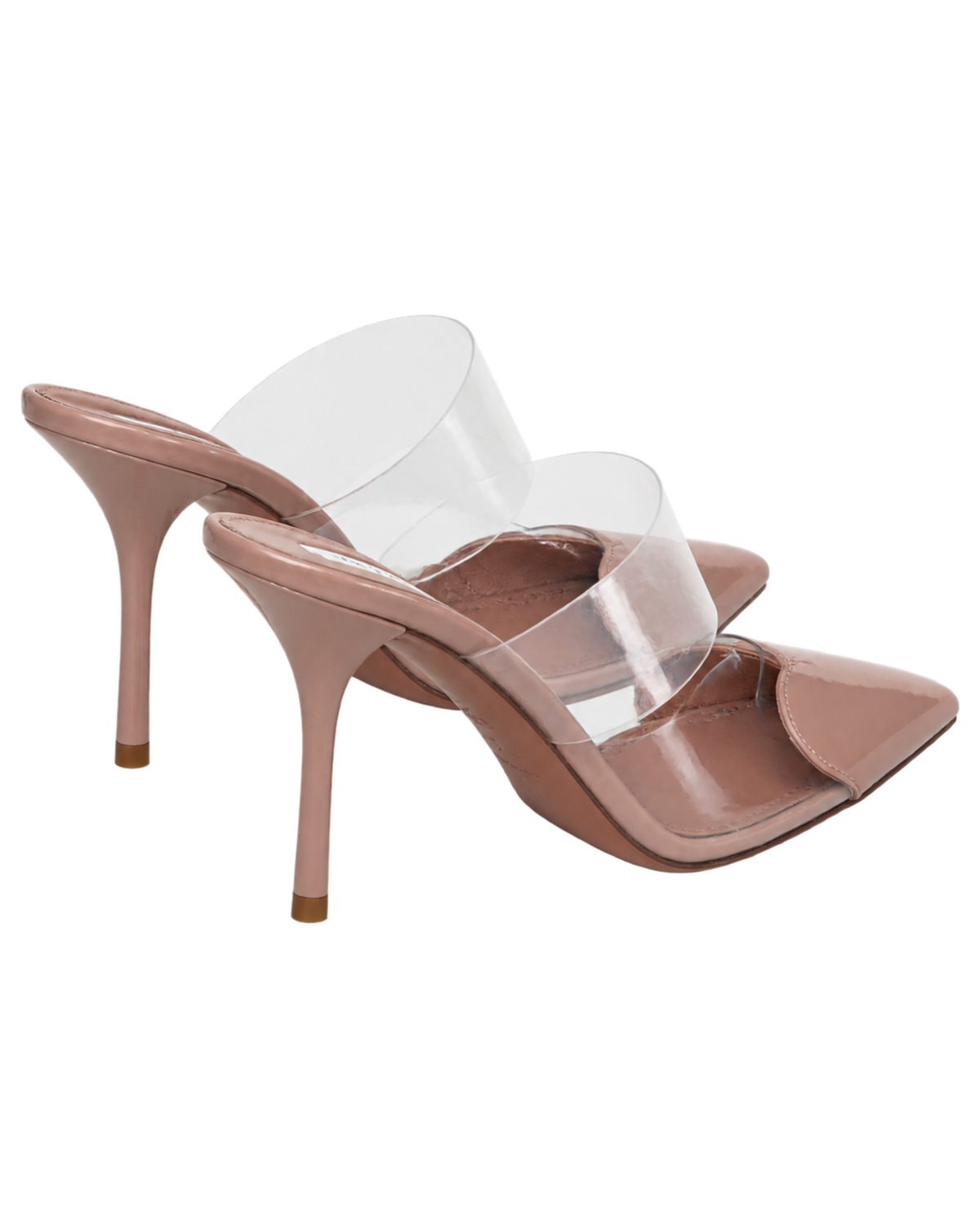 LE CŒUR MULES IN PATENT LEATHER
