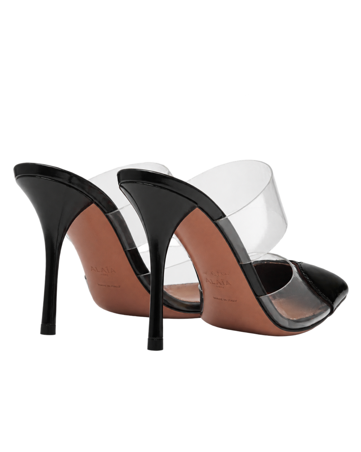 LE CŒUR MULES IN PATENT LEATHER