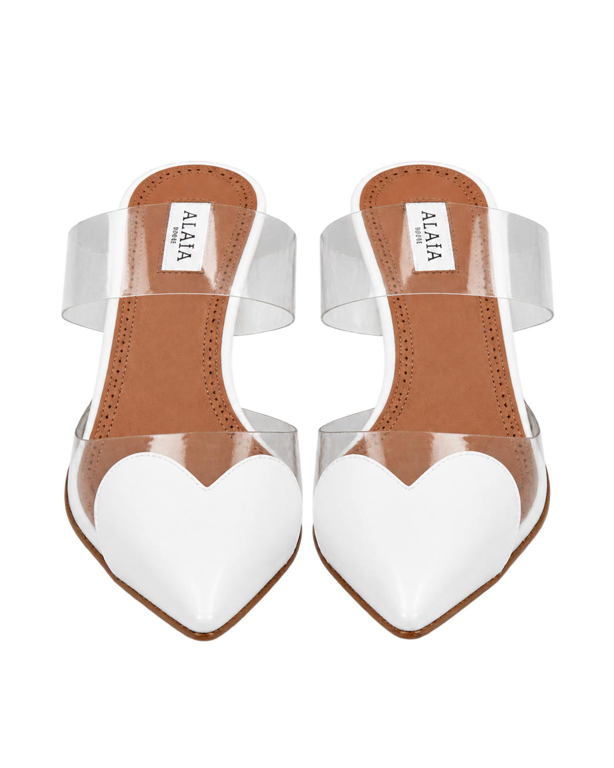 LE COEUR WEDGE MULES IN PATENT LEATHER