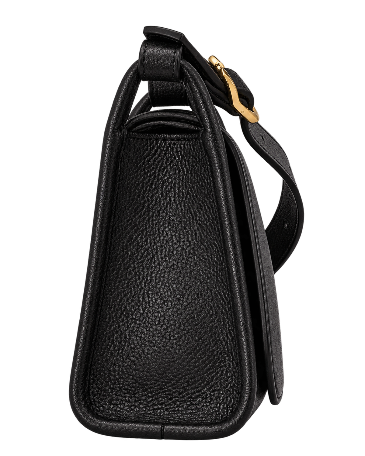Le Foulonné M Crossbody bag Black - Leather