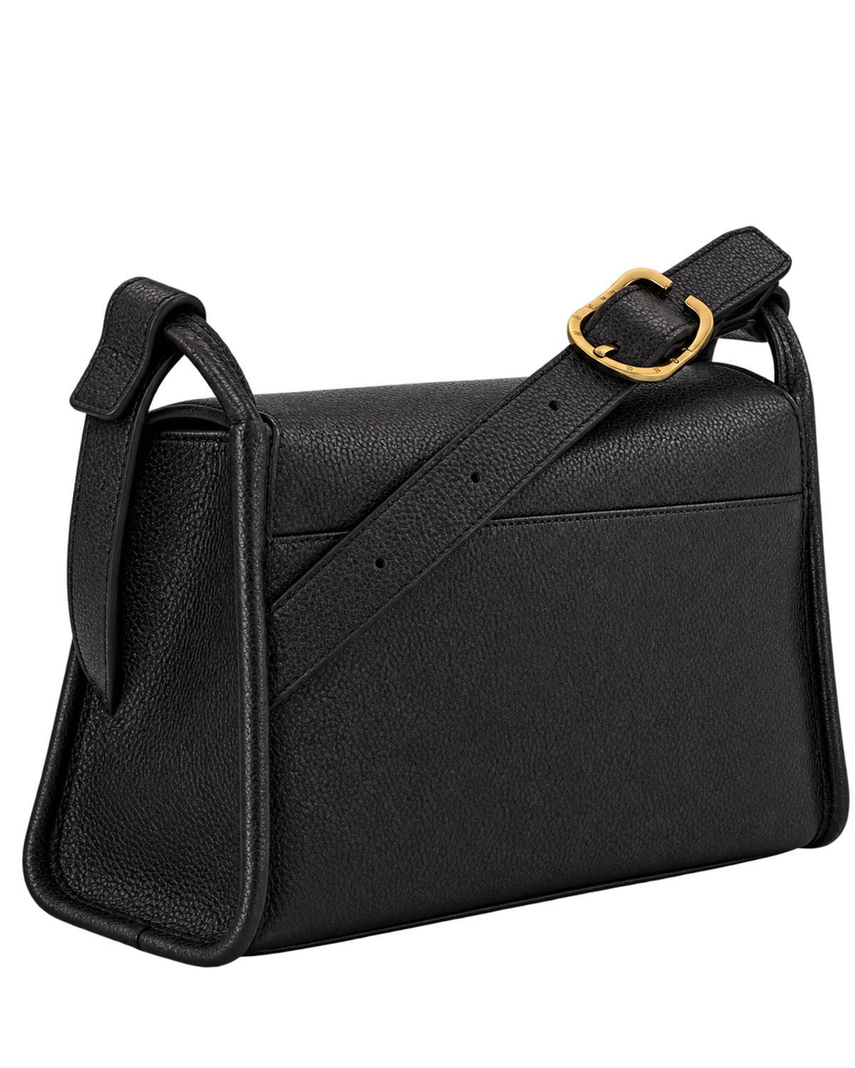 Le Foulonné M Crossbody bag Black - Leather