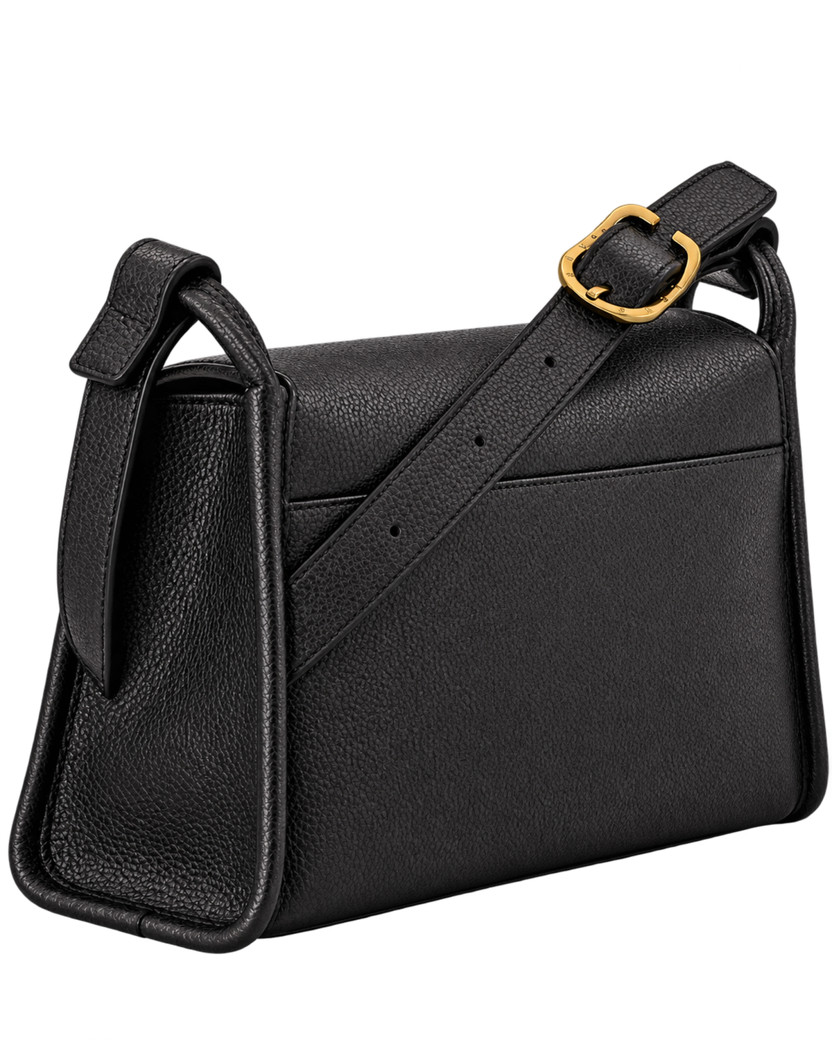 Le Foulonné M Crossbody bag Black - Leather