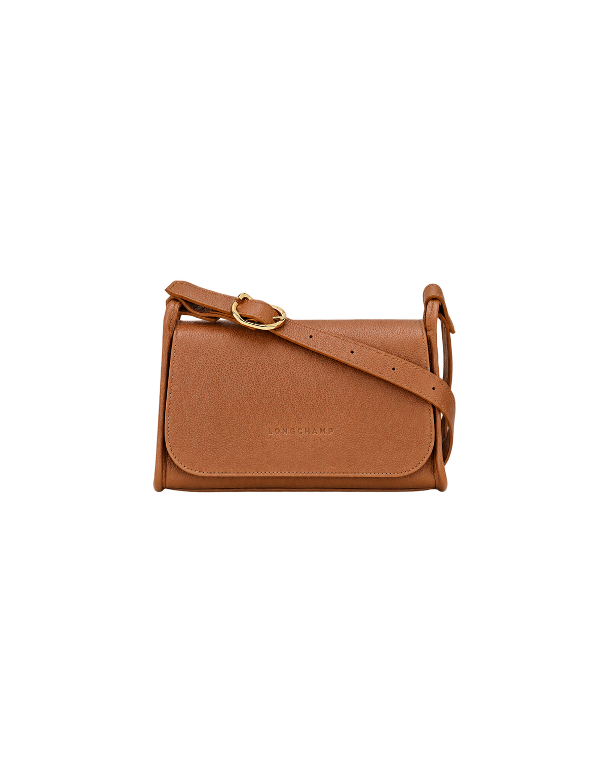 Le Foulonné M Crossbody bag Caramel - Leather