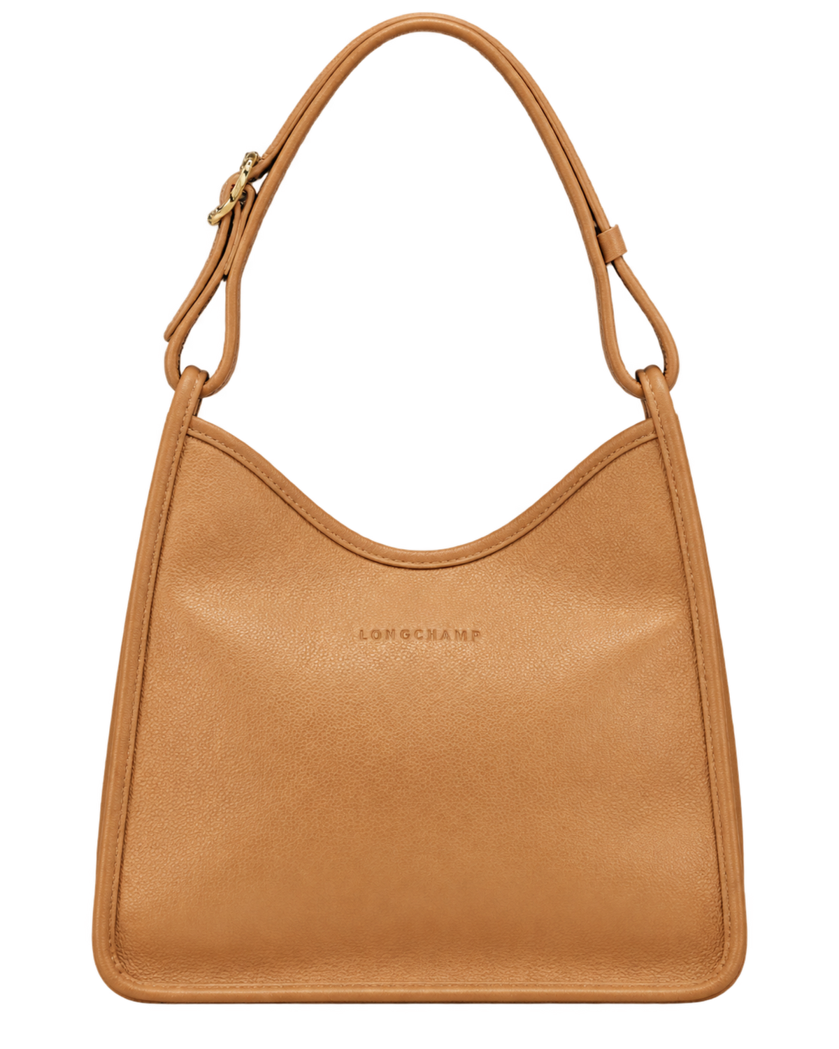 Le Foulonné M Hobo bag Walnut - Leather