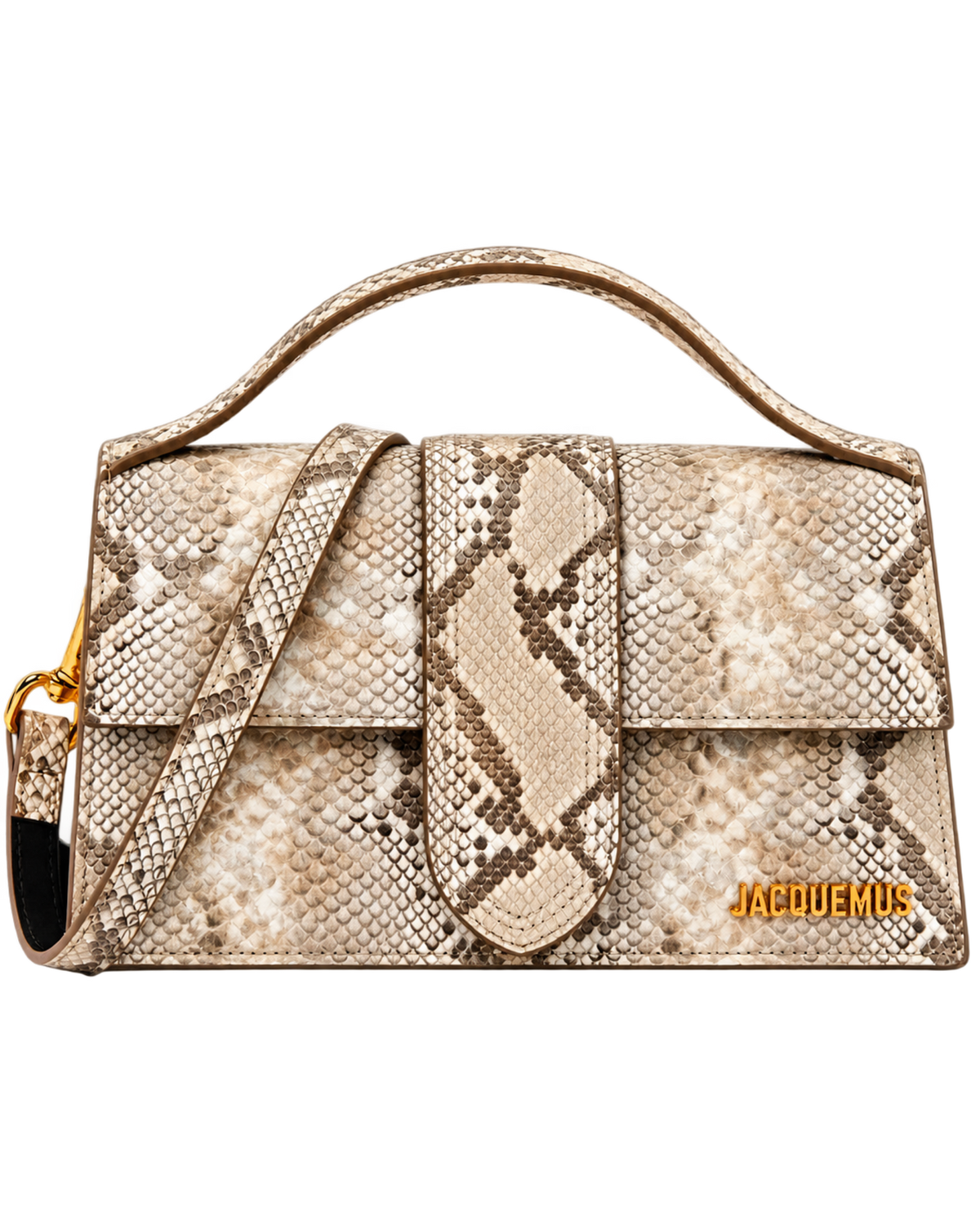 LE GRAND BAMBINO BEIGE PYTHON SKIN