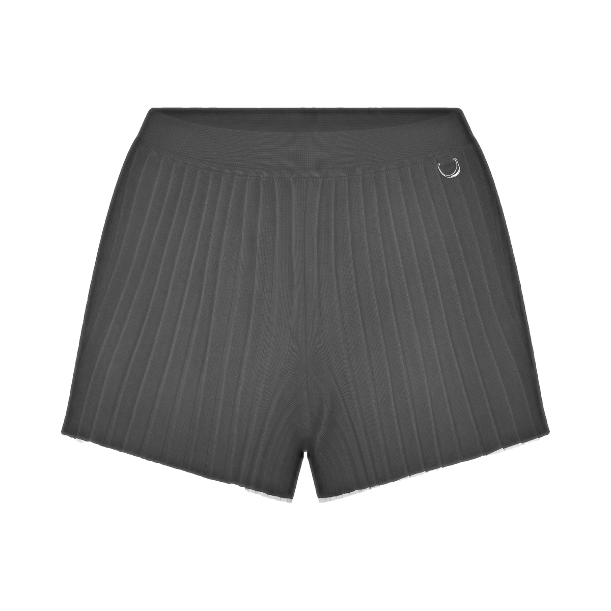 Le Maille Plissé Pleated Knitted Shorts