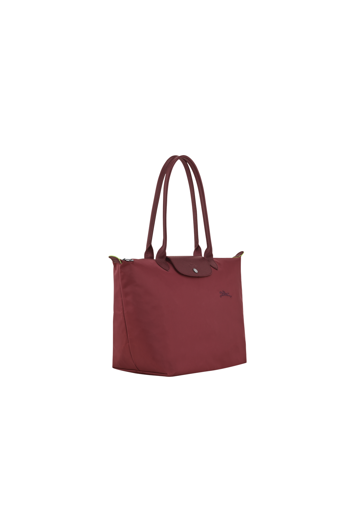 Le Pliage Green L Tote bag Pomegranate - Recycled canvas