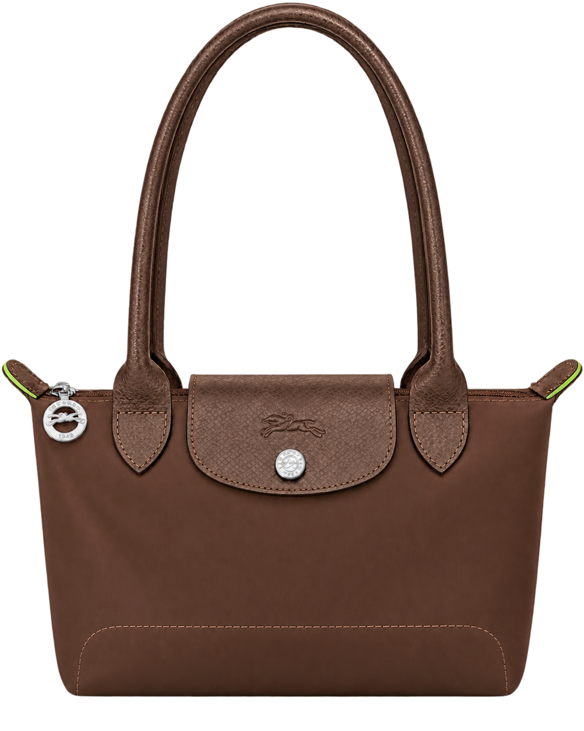 Le Pliage Green M Tote bag Mocha - Recycled canvas